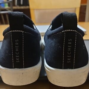 Skechers Navy and White Casual Shoes